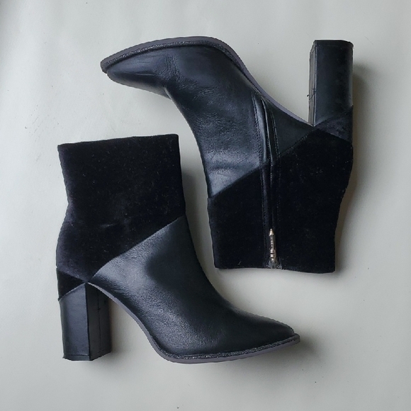 Ted Baker Black Heeled Boots - Picture 1 of 5